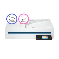 "HP Scanjet Pro N4600 Fnw1 - Efficient, High-Speed Document Scanner (20G07A#B19)"